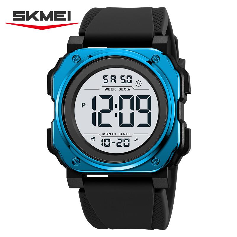 Skmei 2511 Fashion Gents Digital Watch Silicone Strap Waterproofing Multi Function Night Display Sports Watch Factory