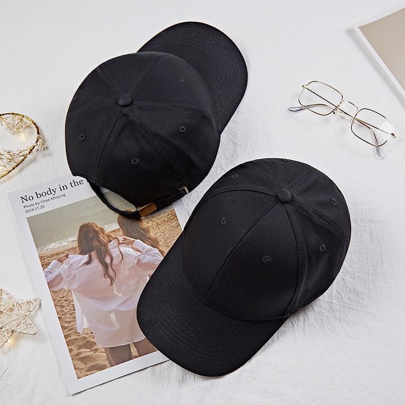 Hat Men's trendy cap Men's autumn and winter black trendy brand women's visor Versatile winter baseball cap
