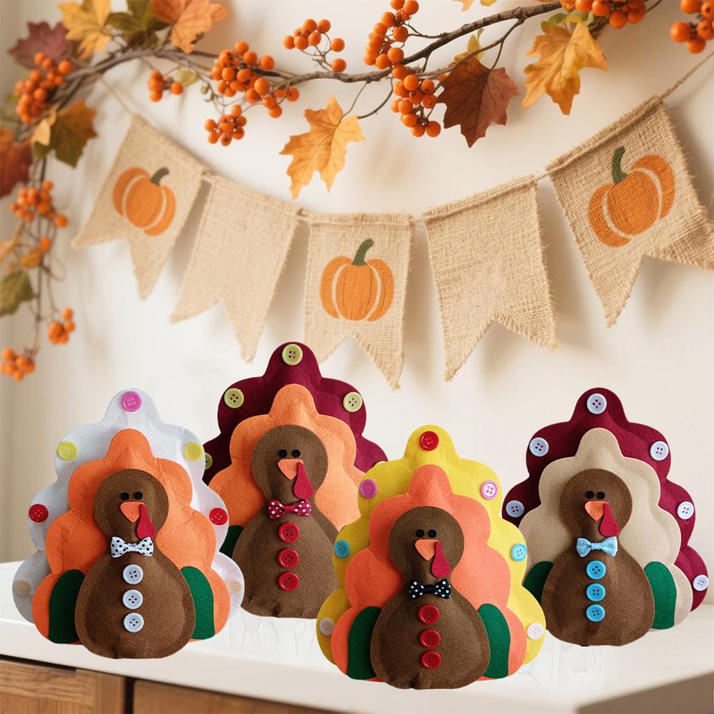 Table Decorations - Standing Turkey And Shelf Centerpieces - Home Decor