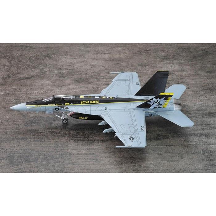 PLATZ 1/72 US Navy F/A-18E Super Hornet VFA-27 Royal Maces Plastic Model AE-38 (Aircraft) Approx. 253mm