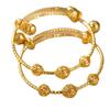 Braccialetto alla moda per bambini con perline dorate - Ideale come regalo