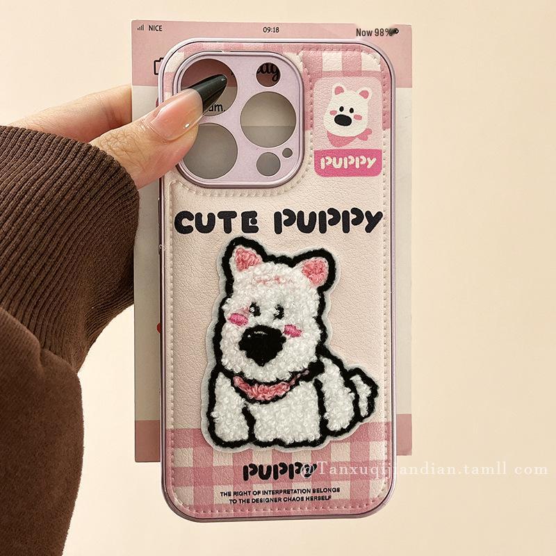 Autumn/Winter West Highland Puppy Kitten Apple 16 Pro Max & iPhone 15 Pro Case