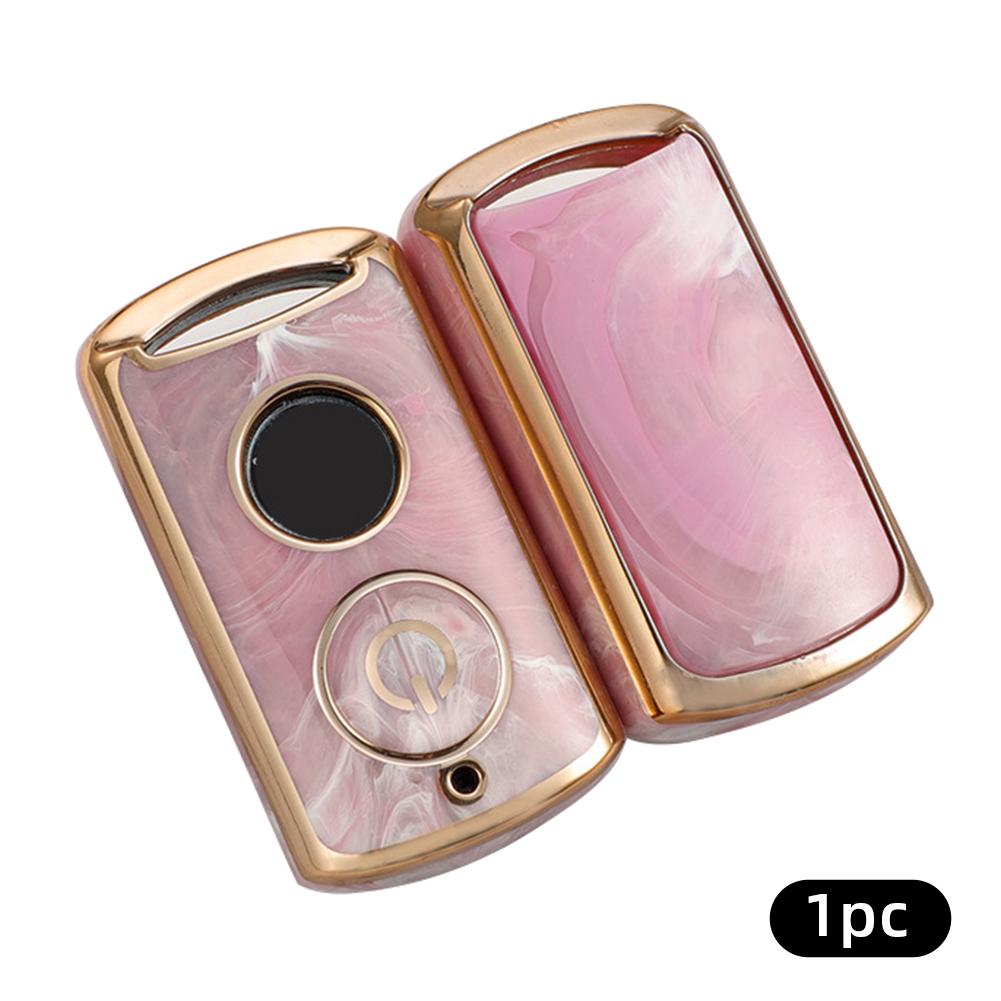 

Чехол для ключа мотоцикла, чехол для ключа, автомобильные аксессуары, крышка для Yamaha Nmax 2021/2025 NVX NVX155 XMAX XMAX300 QBIX AEROX JAUNS 2018 2019 розовый