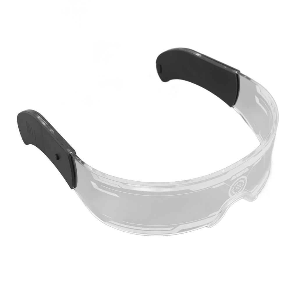 LED Visor Brille Leuchtet 7 Farben 4 Modi Cyberpunk Futuristisch Leuchtend Cosplay für Clubs Weihnachten