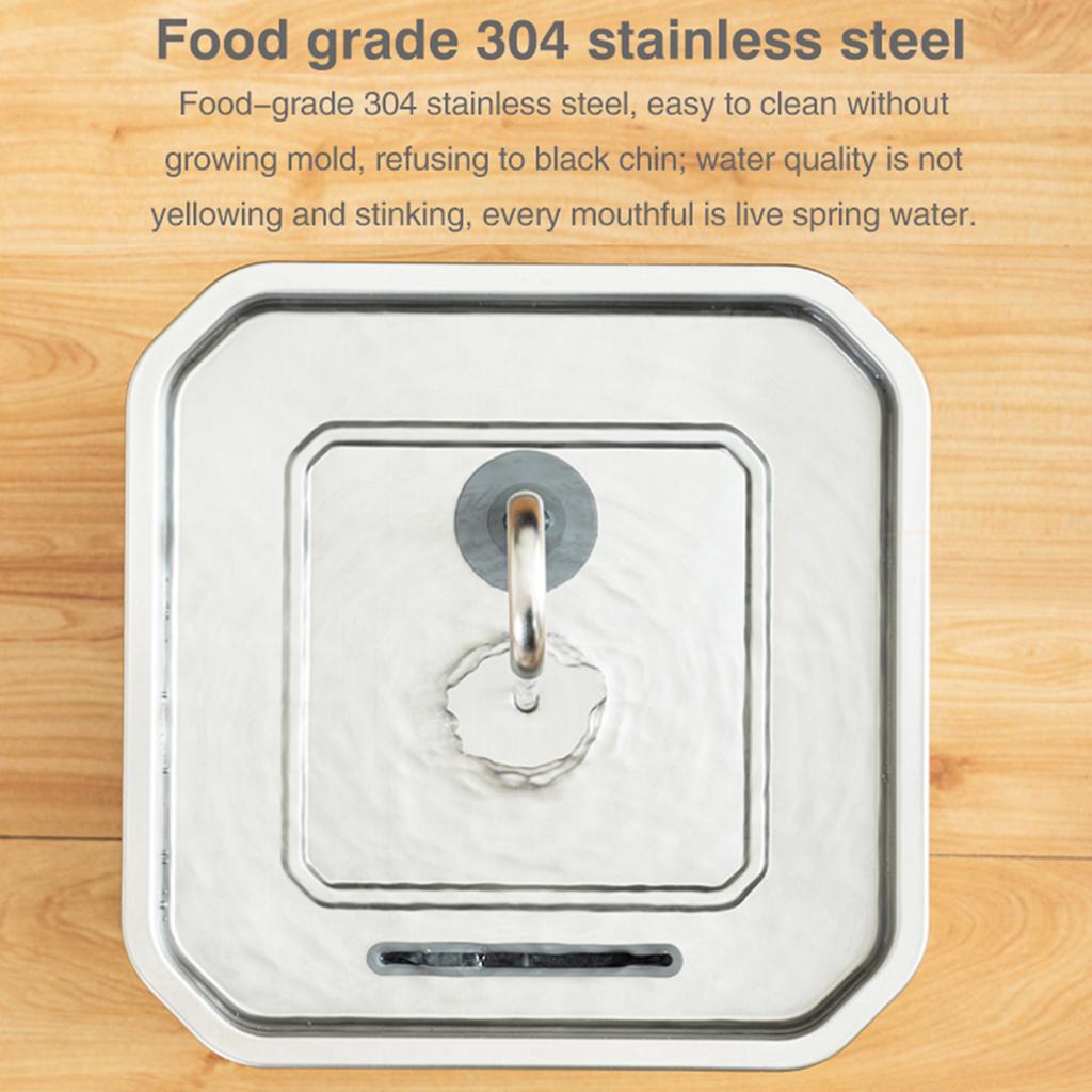 3.5L Cat Water Fountain APP Control Pet Water Fountain for Drinking Automatic Cat Water Dispenser