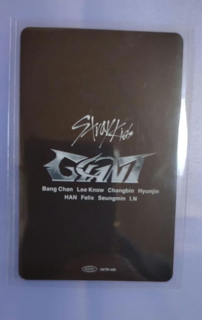[USED] Straykids Bang Chan GIANT FC Edition Bonus Trading Card SonicMyu