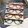 Stylish Women's Cat Eye Reading Glasses Men Classic Retro Far Sight Eyeglasses Flora Printed Ultralight Oval Frame Presbyopia