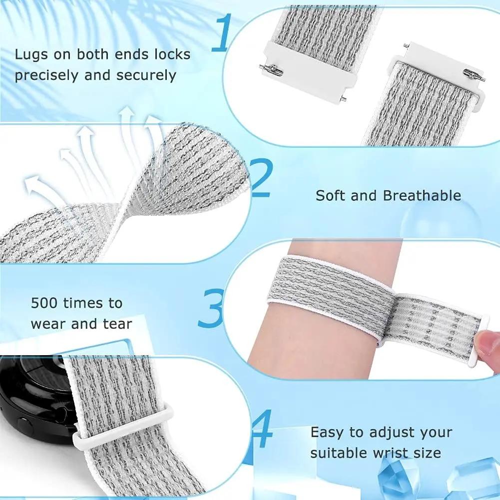 Nylon Loop Band For Polar Grit X X2 Pro Titan/Vantage M3 M2 M V3/Ignite 3 2 Smartwatch Bracelet For COROS PACE 3 22mm 20mm Strap