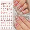 Fashion Rabbit Pattern Nail Sticker 3D Nail Art Decal Gel Polish Sticker Nail Art Decor Kalkomanie