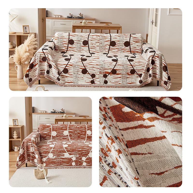 

Chenille Multicolor Anti Cat Scratch Complete Cover Sofa Furniture Towel Four All Seasons Universal Sofa Furniture Cover All Inclusive Dust Cover 90x90cm 1pcs