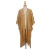 European & American Style Gold and Silver Tassel Cape - Women's Transparent Summer Shawl