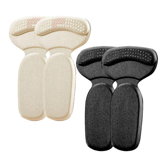 2/4 Pairs Shoes Heel Pads Anti-Slip Heel Liner Protectors Cushion Too Big Loose Shoes Heel Inserts Filler Blister Prevention Pain Relief Heel Grips