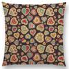 New Colorful Geometric Patterns Moroccan Lattice Mosaic Hexagon Stars Hearts Flowers Pretty Car Cushion Cover Sofa Throw Pillow