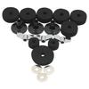 LADE Cymbals Stand Sleeves Felts Pad 18 Pcs Set With Washer Base Wing Nuts Replacement For Drum Hi-Hat Cymbal Stand Accessory