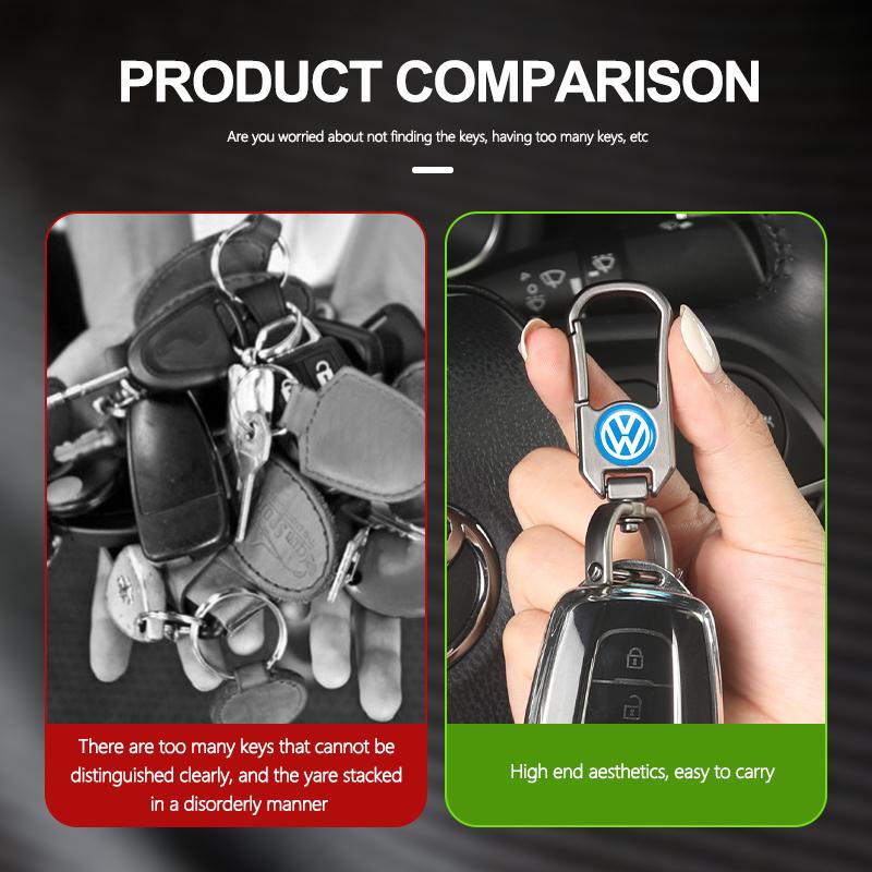 CUP1 Multi Purpose Car Keychain Storage Anti Loss Buckle Accessories For Volkswagen VW Golf 4 5 6 7 Polo Jetta Sagitar Magotan Passat