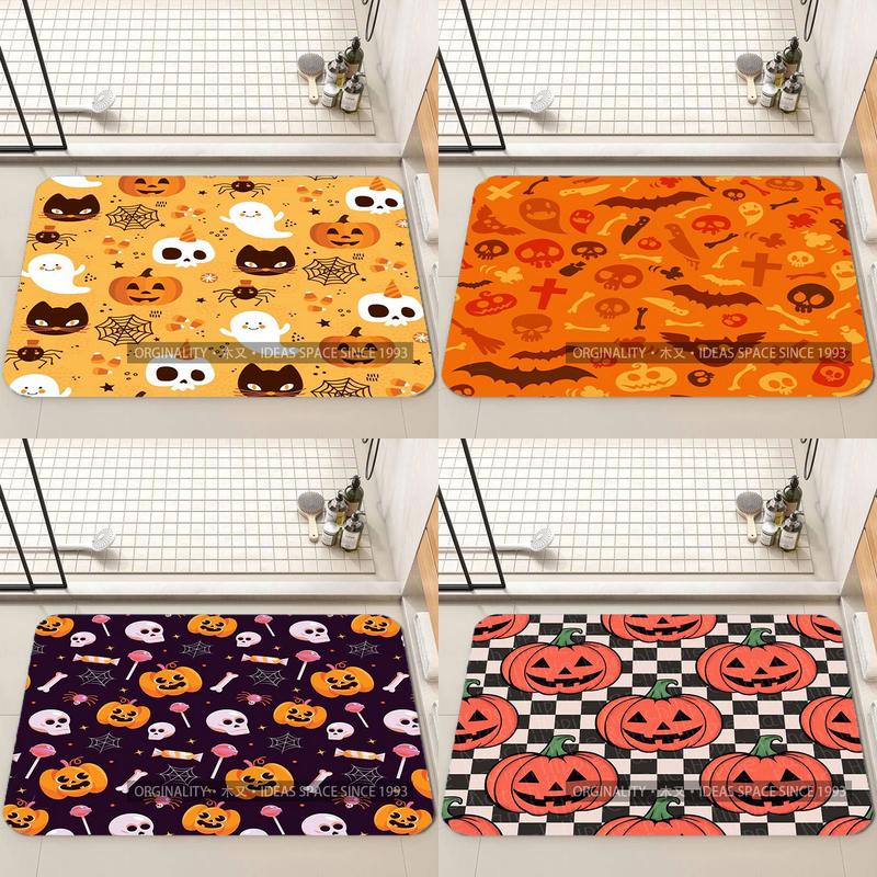 Halloween Pattern Floor Mat Living Room Decoration Home Sofa Non-Slip Carpet Study Bedroom Tatami Children'S Soft Floor Mat