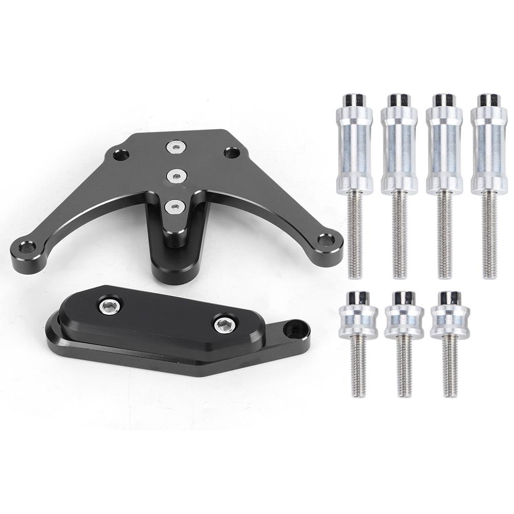 

Engine Side Protector Cover Frame Slider Crash Guard Fit for Yamaha YZF‑1000 R1 2009‑2014 Black