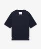 Saundeuobeuseonlaijeu Printed T-Shirt Navy