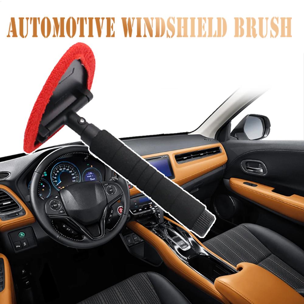 1 set instrument de curățare pentru îngrijirea mașinii Mașină de spălat geamuri pentru geamuri perie moale pentru prosoape Parbriz cu mâner lung perie de curățare a mânerului telescopic