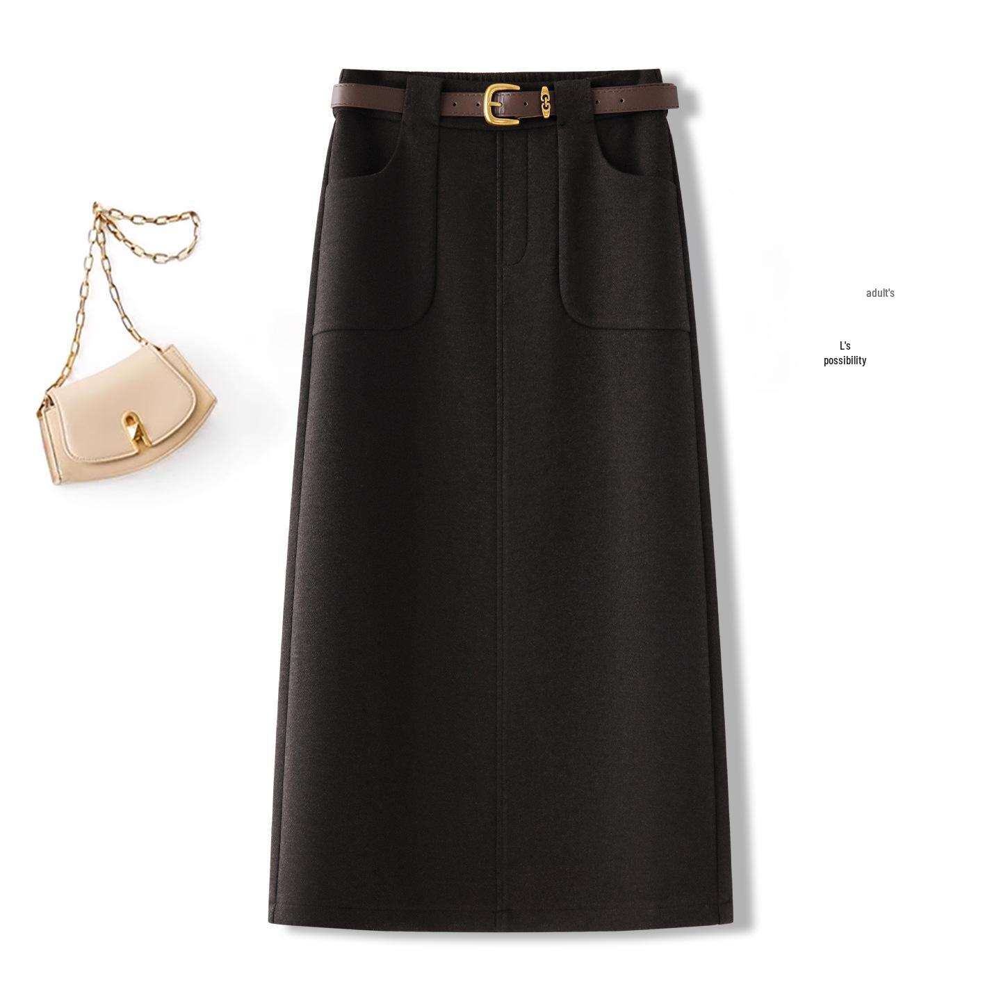 

Gray Stylish Women s A-Line Half-Skirt for Autumn/Winter 2025 - Trendy, Casual, and Hip-Hugging. 3XL /31 [135-145 lbs]