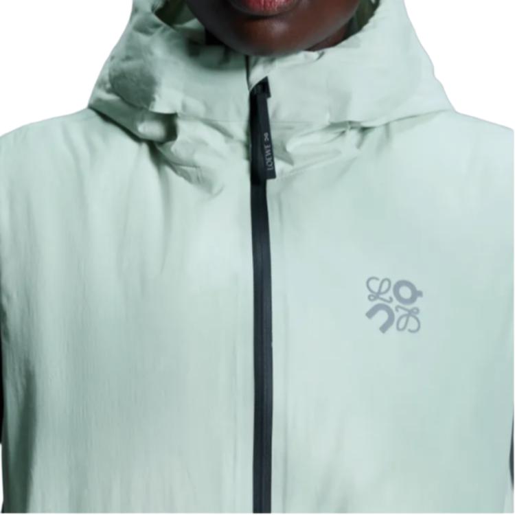 On X Loewe Collaborati Puffer Vest Logo Simple Hooded Sleeveless Vest Women vests Light-Blue 1WE12822919