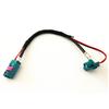 4+2Pin Fakra HSD Z Male To Z Female 90 Degree 535 Cable For BMW