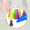 10 Stück Plastik Agility Hütchen Fußball Markierungseimer Fußball Trainingsmarkierung Hinderniskegel Fußball Trainingsmarkierungseimer