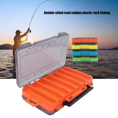 Waterproof Double Side Accessory Tackle Tool Box Fishing Hook Storage Trags Organizers Box Clear Terminals Tackle Case