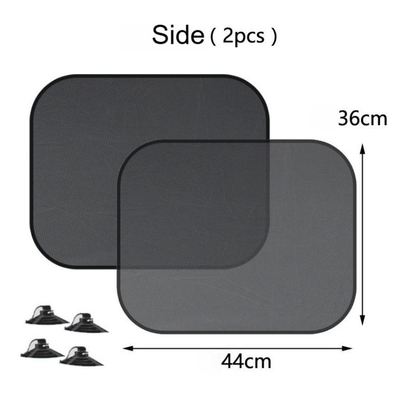 Universal Car Sunshades 1-5Pcs Foldable Auto Side Window Sun Shade Cover Visor Shield Reflector Foldable Auto Side Window Mesh