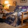 Anime The Eminence In Shadow Wurfdecke Hohe Dichte Kurzer Plüsch für Sofa Nickerchen Klimatisierte Räume Weich Hautfreundlich
