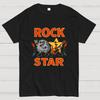 Rock Star Cotton Casual Cool Loose T-Shirt