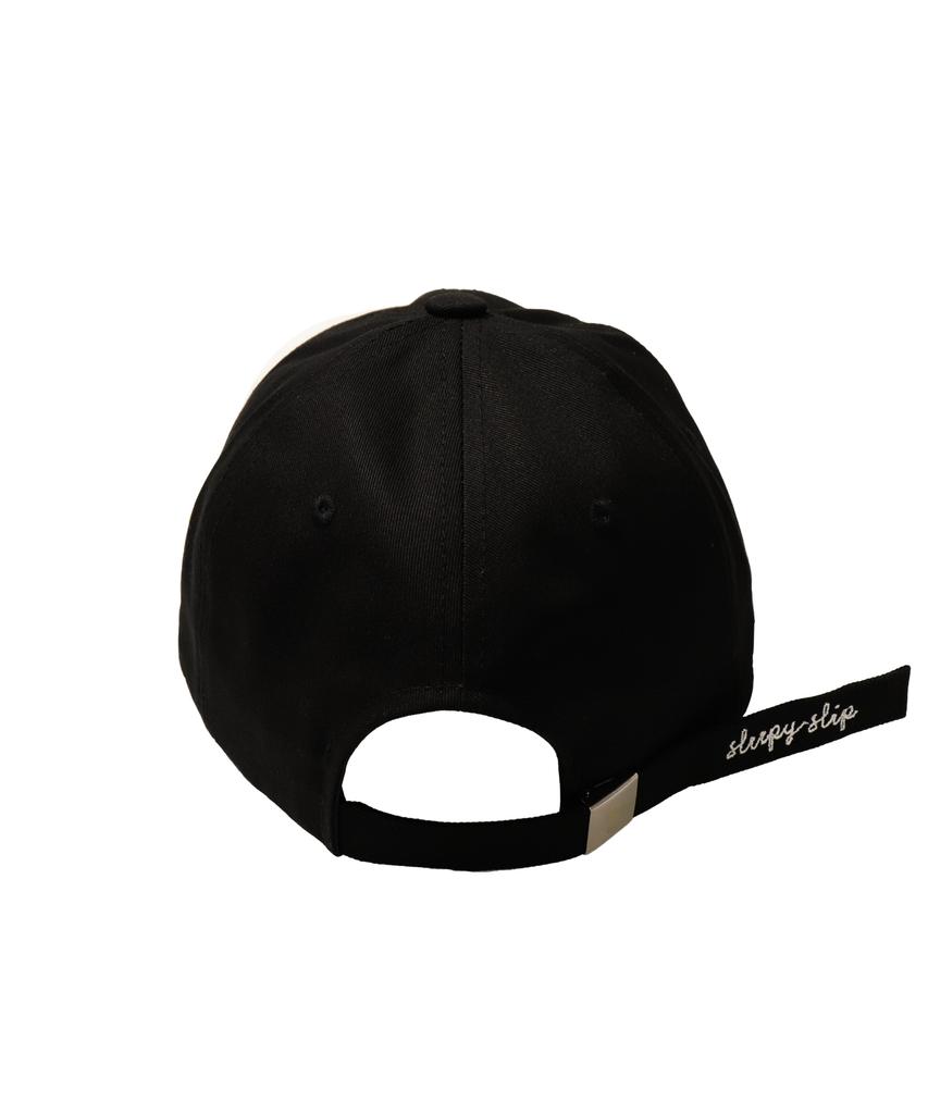 Seullipiseullib [Unisex]Sleeping Cotton Black Ball Cap