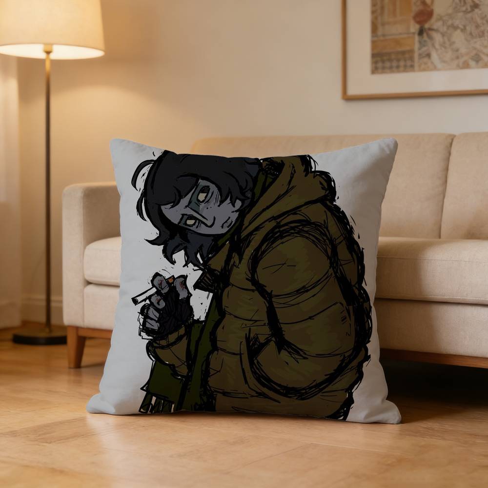 

No Im Not a HHumansS Pillow Case Pattern Printed Pillowcase For Living Room Sofa Cushion Cover 30x30cm