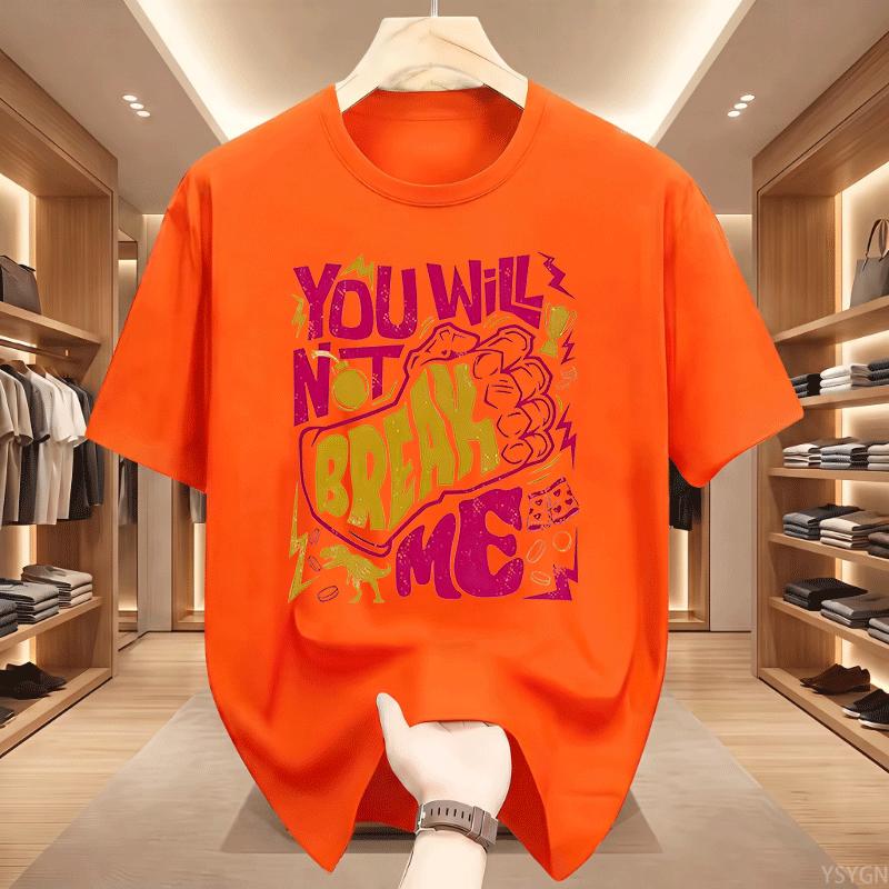 You Will Not Break Me Tshirt Unisex Unisex Dungeon Crawler Carl Dnd Book Tshirt Casual Round Neck Printed Tshirts Streetwear