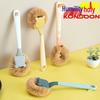 Natural Coconut Palm Bear Long Handle Cleaning Brush