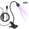 Mini Manicure Uv Glue Curing Light Purple Light With Clip And Switch Usb Light One Light Multi-Purpose