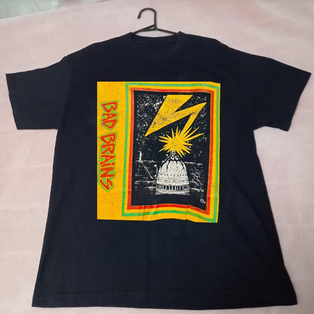 

New Bad Brains 1999 TShirt Black Unisex ALl size Gift fans shirt S020 Unisex T-Shirt XXXXL