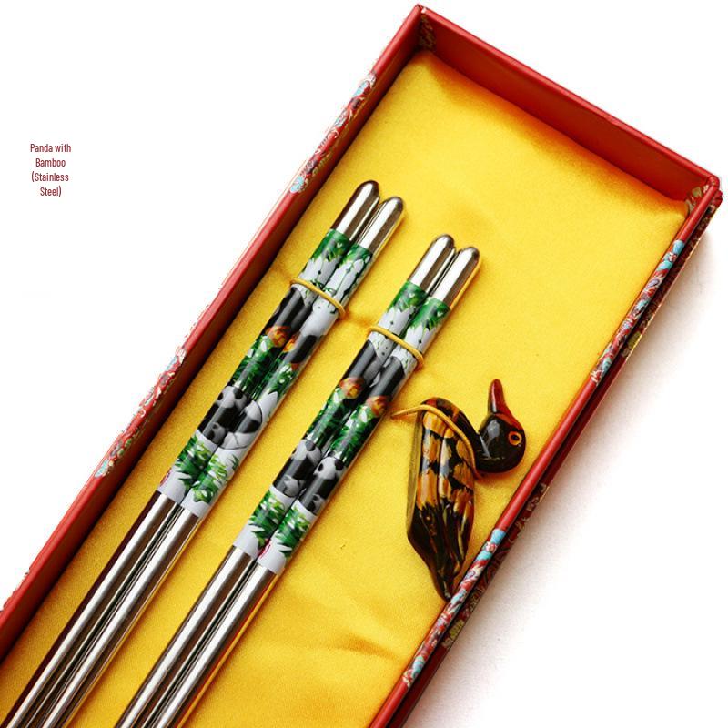 Dragon Pattern Wooden Chopsticks - Ideal for Business, Weddings, Travel, and Special Occasions
