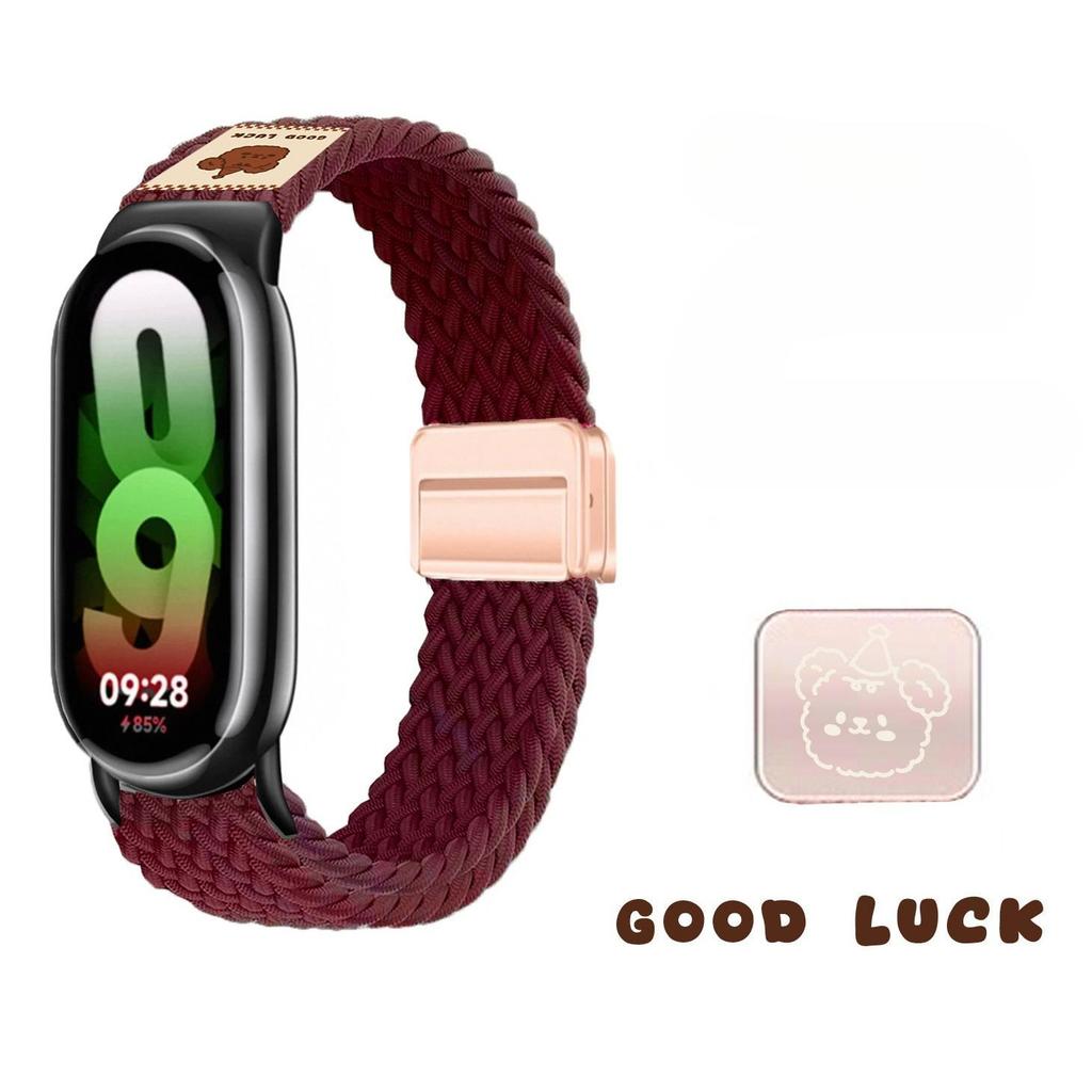 Nylon Strap for Xiaomi Mi Band 10/9/8 High Quality Breathable Sports Adjustable Wristband for Mi Band 10 9 NFC Replace Watchband