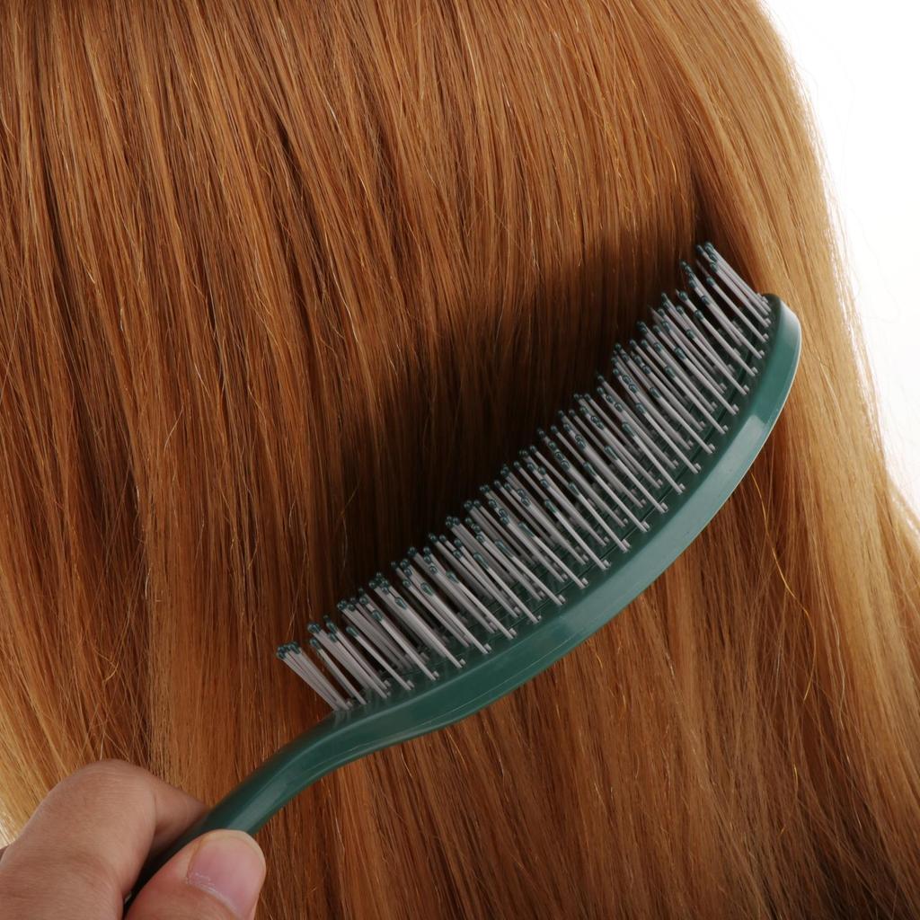 Hair Detangling Brush ABS Plastic Detangler with Round Pins Glide Through Tangles Ease for Curly, Stright, Women, Kids, Toddlers