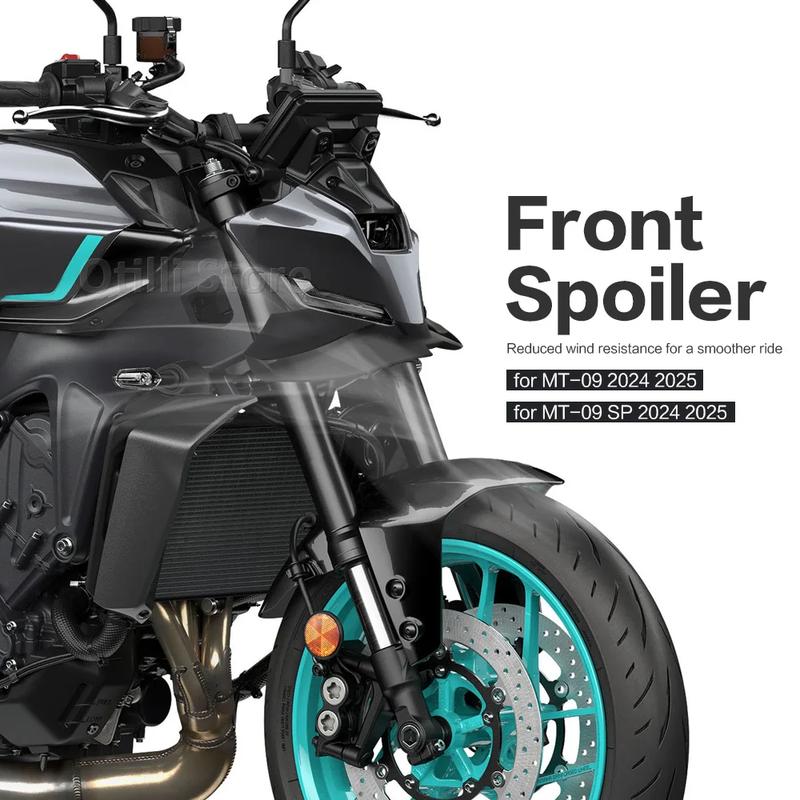 For MT-09 MT 09 MT09 SP 2024 2025 Motorcycle Downforce Naked Frontal Spoilers Winglet Aerodynamic Wing Front Spoiler Kit