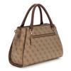 GUESS Sac à main brun clair marron pour femme - Noelle II Luxury Satchel Latte Logo / Brown 310593