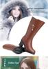 2025 Winter Women's High-Heeled Round Toe Martin Boots with Fleece – Stylish and Warm