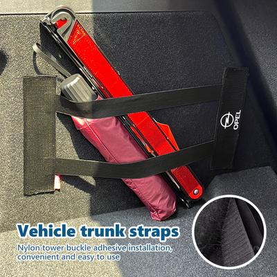 Car Trunk Elastic Extinguisher Debris Storage Fixing Belt Tapes For Meriva Mokka Grandland Vectra Zafira Vivaro Antara
