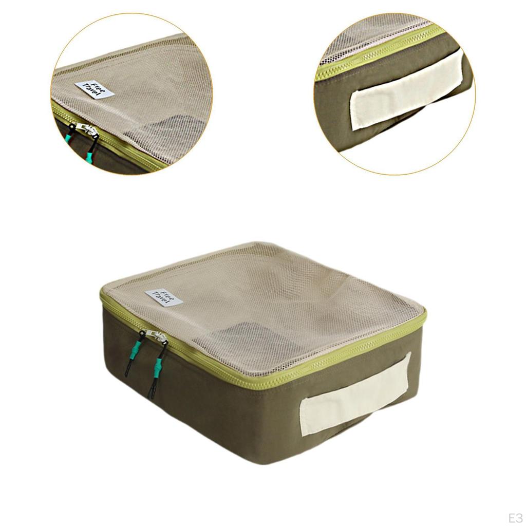 Clothing Storage Solutions for Suitcases Featuring Underwear and Packing Organizers