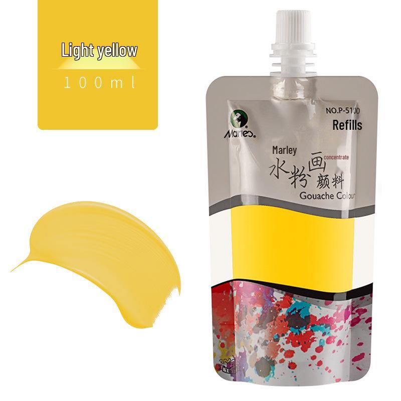 Mali Concentrated Gouache Paint Refill - Jelly Pigment for Art Exams