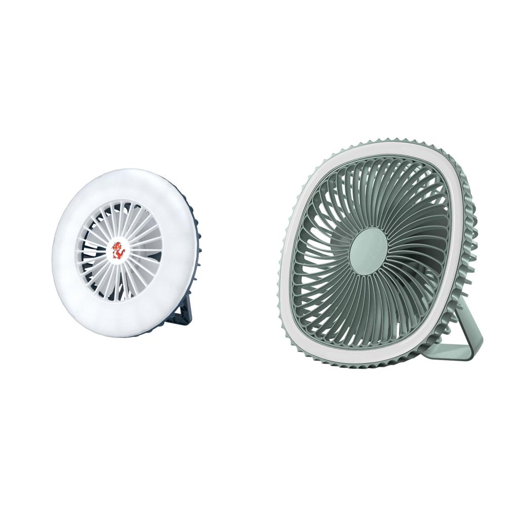 

Вентилятор для кемпинга со светодиодной подсветкой Вентилятор для кемпинга с крючком 2 в 1 для пешего туризма и кемпинга