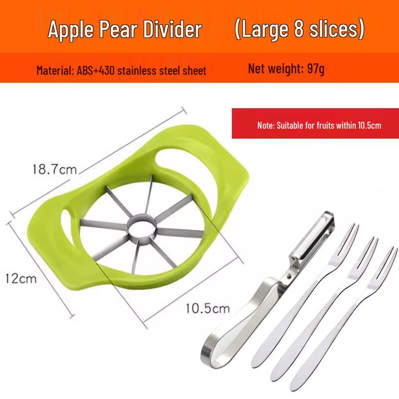 Stainless Steel Apple Slicer & Corer Set