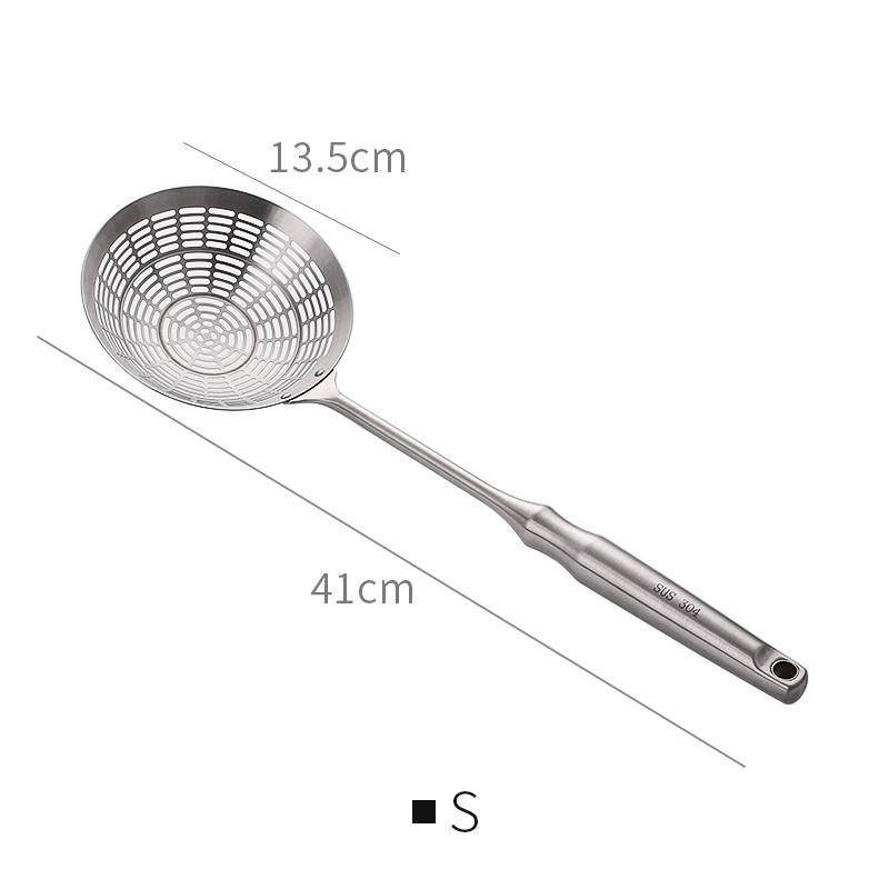 

304 Stainless Steel Kitchen Cooking Oil Skimmer Sieve For Pasta Spider Frying Strainer Filter Mesh Spoon Noodle Colander Fryer