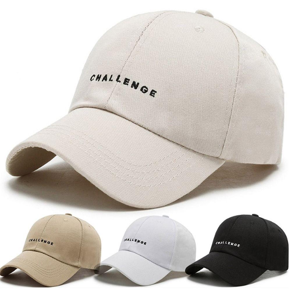 Letter Embroidered Hip Hop Hats Cotton Peaked Cap Fashion Sun Hat  Outdoor Sports